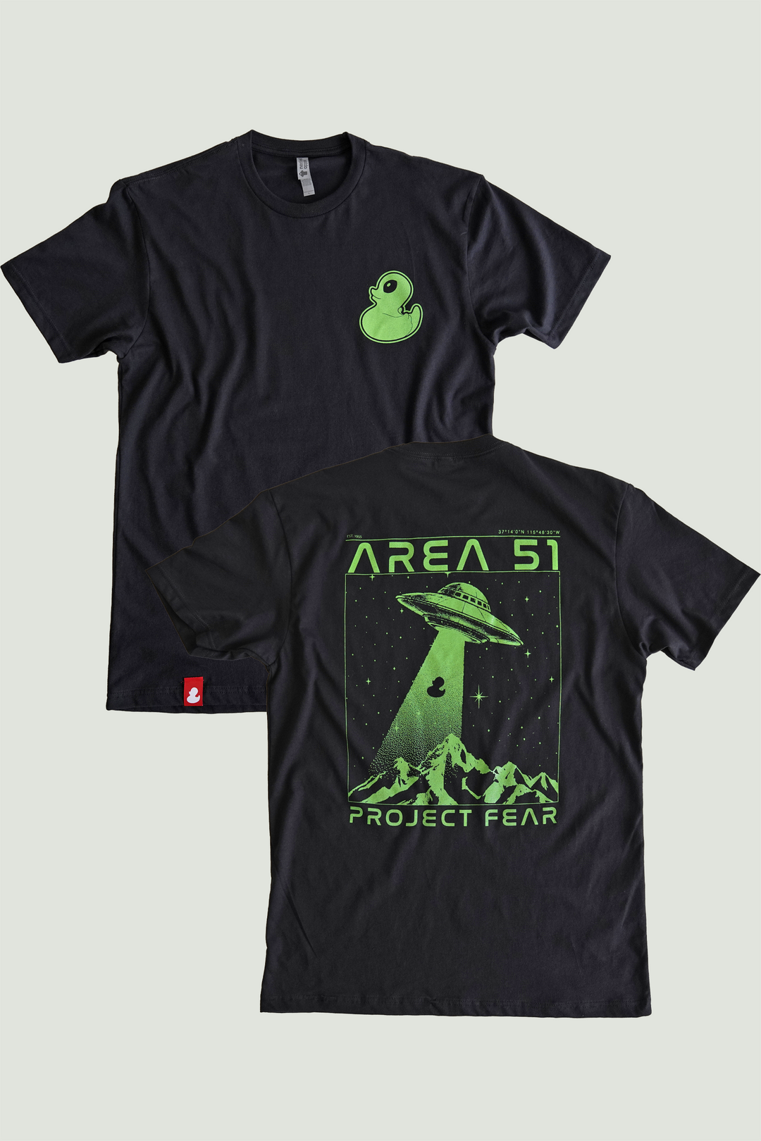 AbDUCKted - T-SHIRT - BLACK