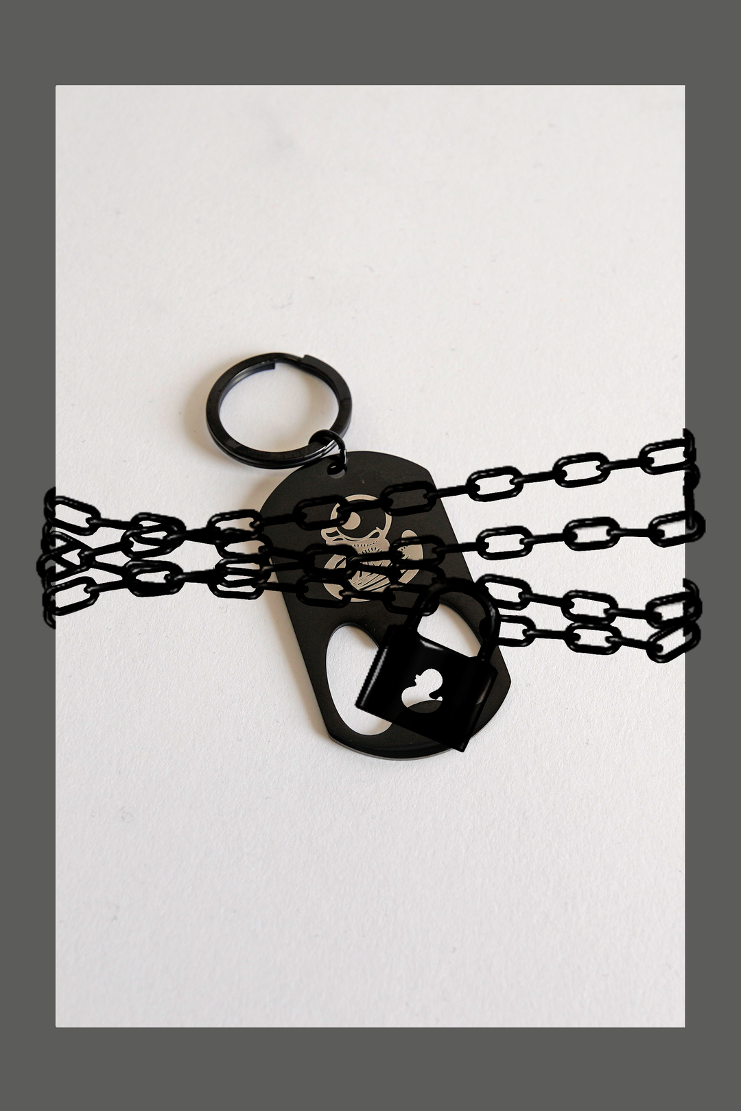 KEYCHAIN - BOTTLE OPENER - BLACK