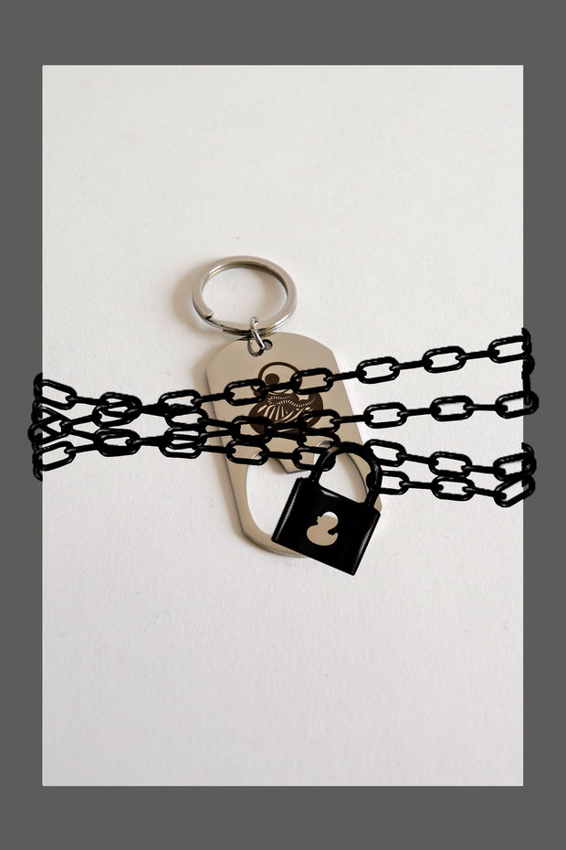 KEYCHAIN - BOTTLE OPENER - SILVER