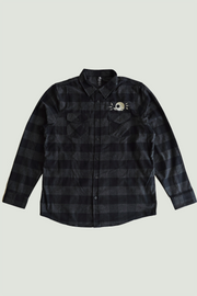 FACE YOUR FEAR - FLANNEL - CHARCOAL HEATHER/BLACK