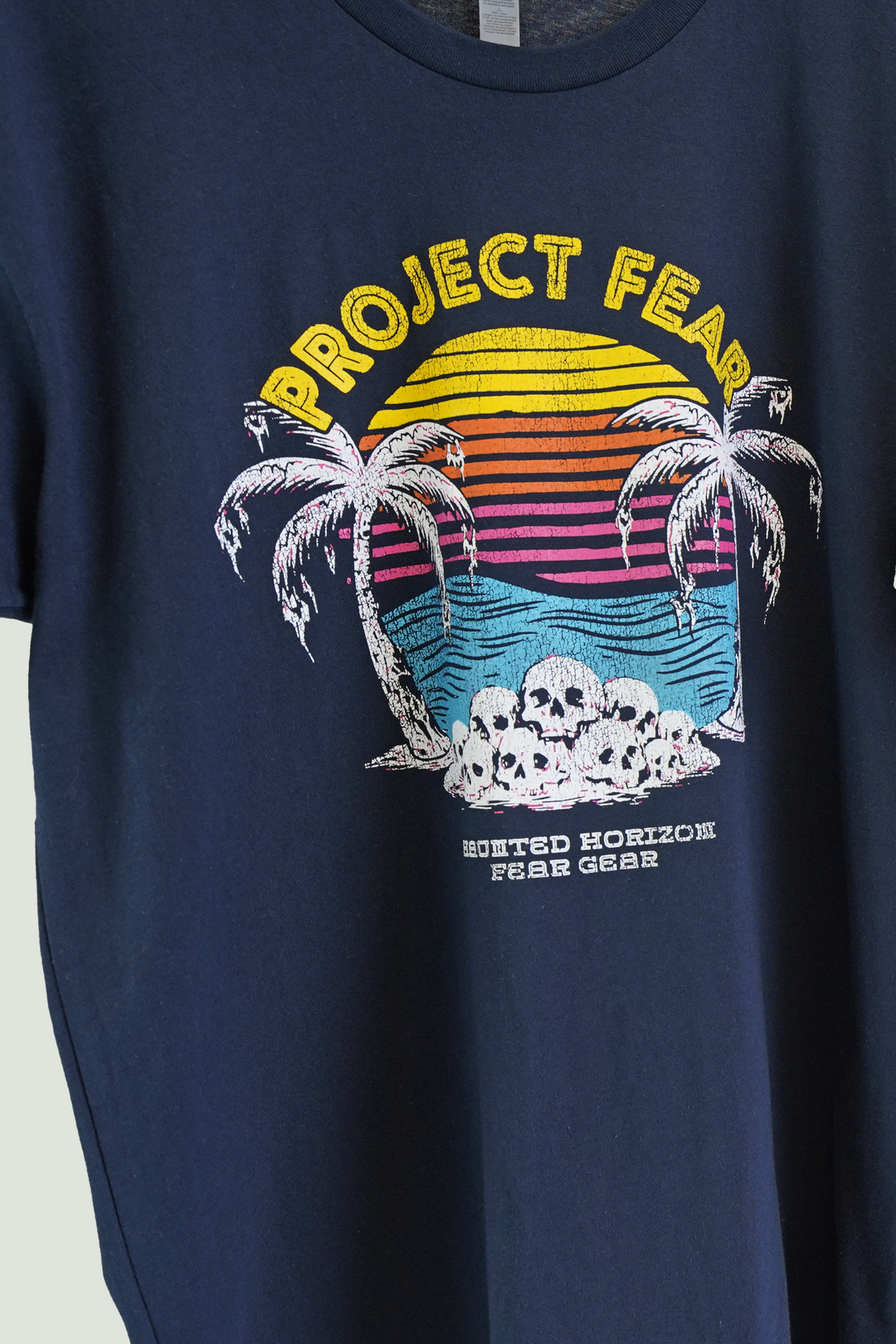HAUNTED HORIZON - T-SHIRT - NAVY