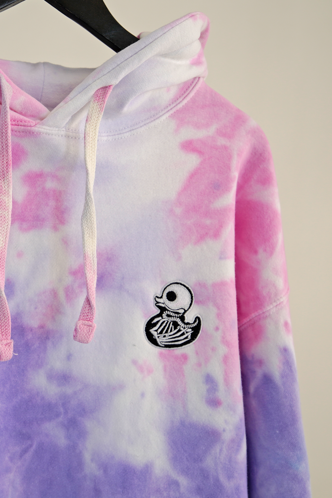 COTTON CANDY - SKELIE DUCKIE - TIE DYE HOODIE