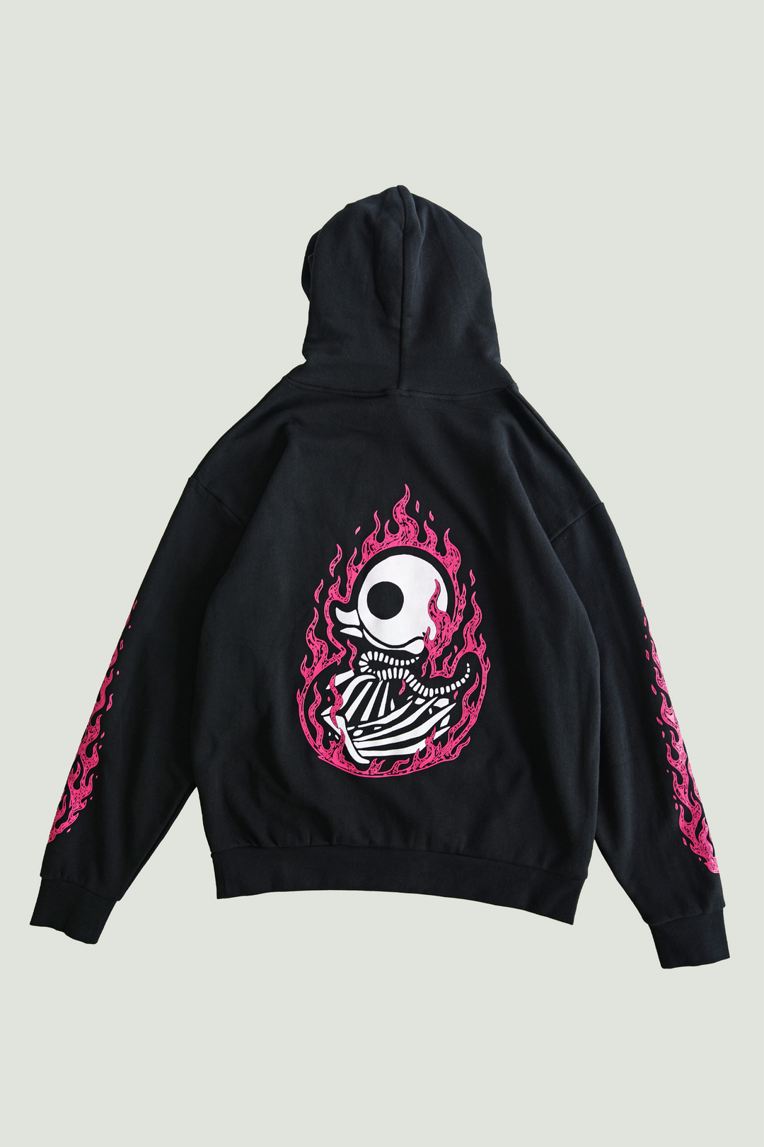 HOODIE - DUCKIE INFERNO - BLACK