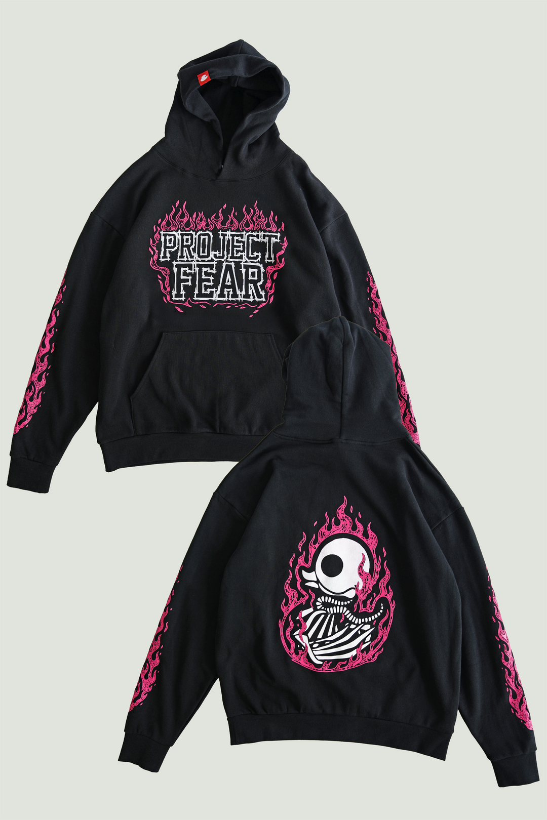 HOODIE - DUCKIE INFERNO - BLACK