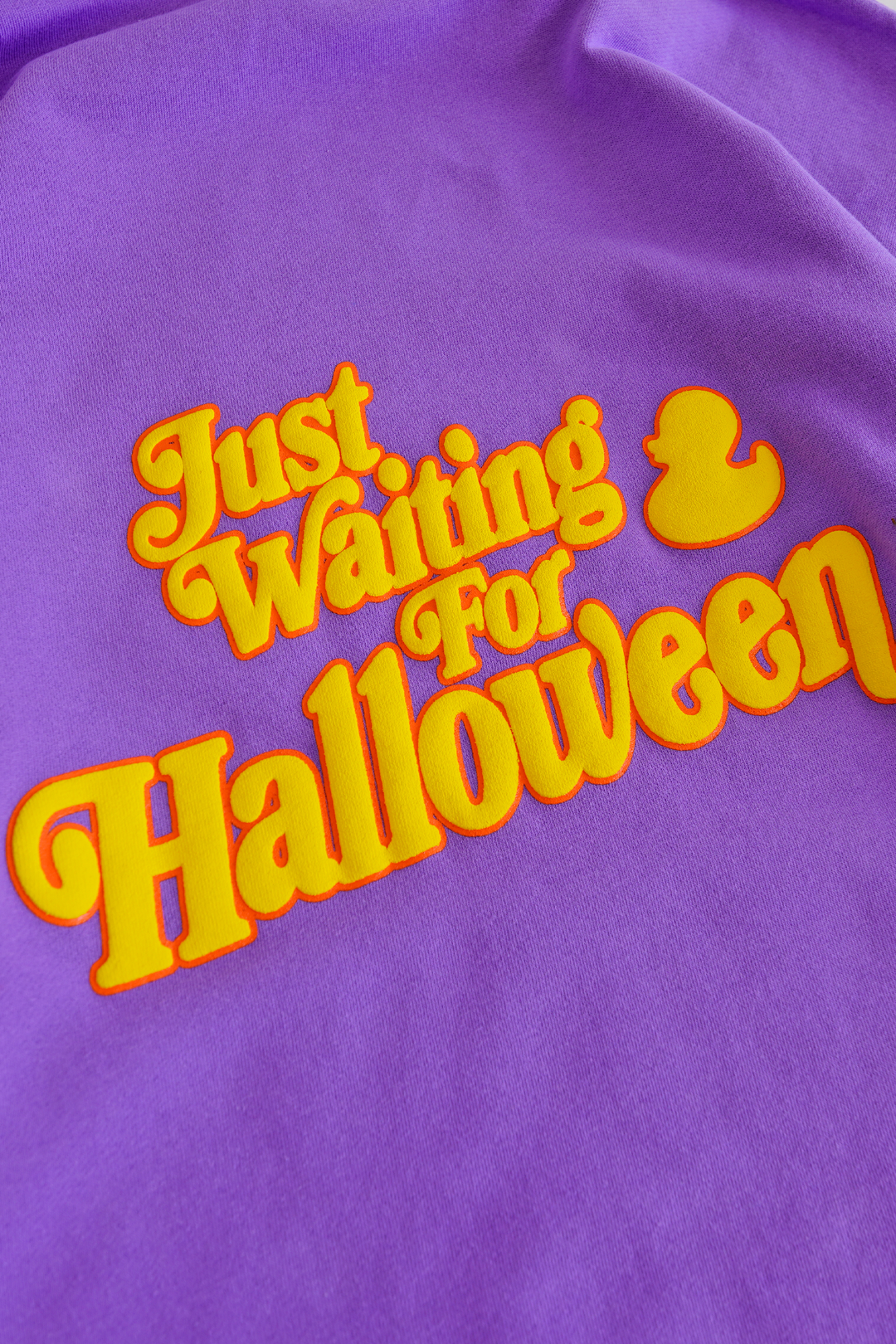 WAITING FOR HALLOWEEN - HOODIE - VIOLET