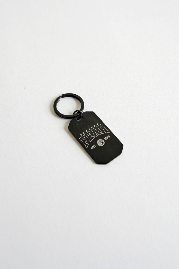 KEYCHAIN - DOGTAG - BLACK