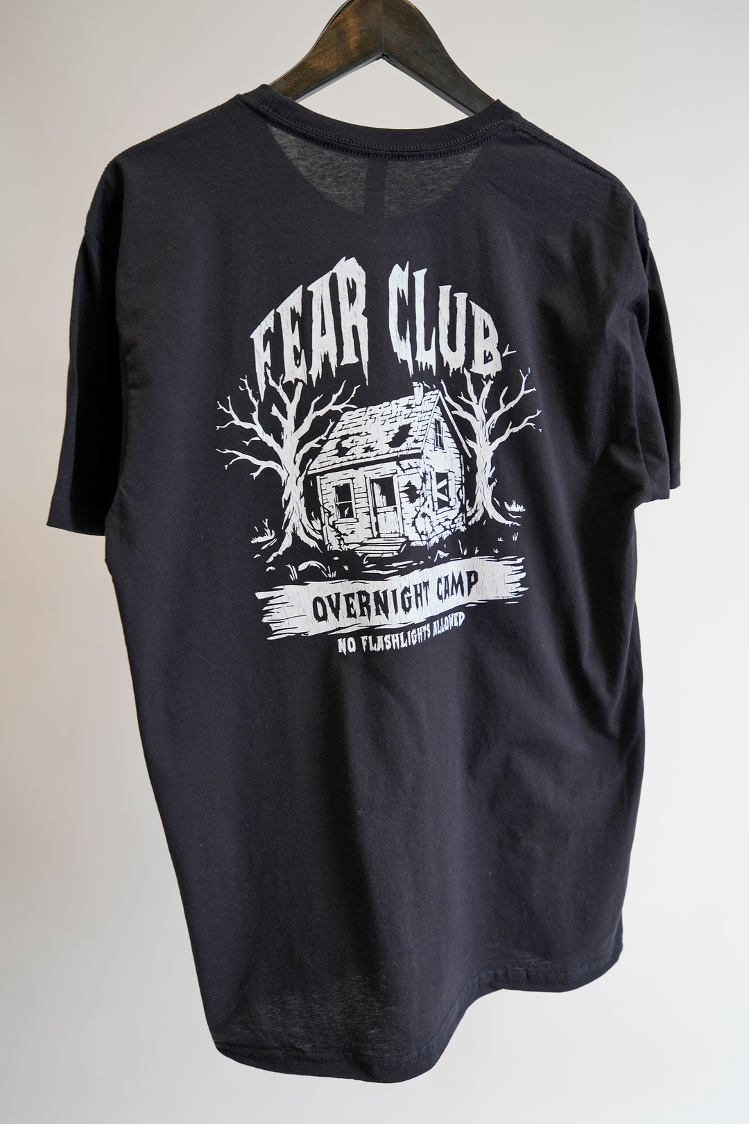 FEAR CLUB OVERNIGHT CAMP - T-SHIRT - BLACK