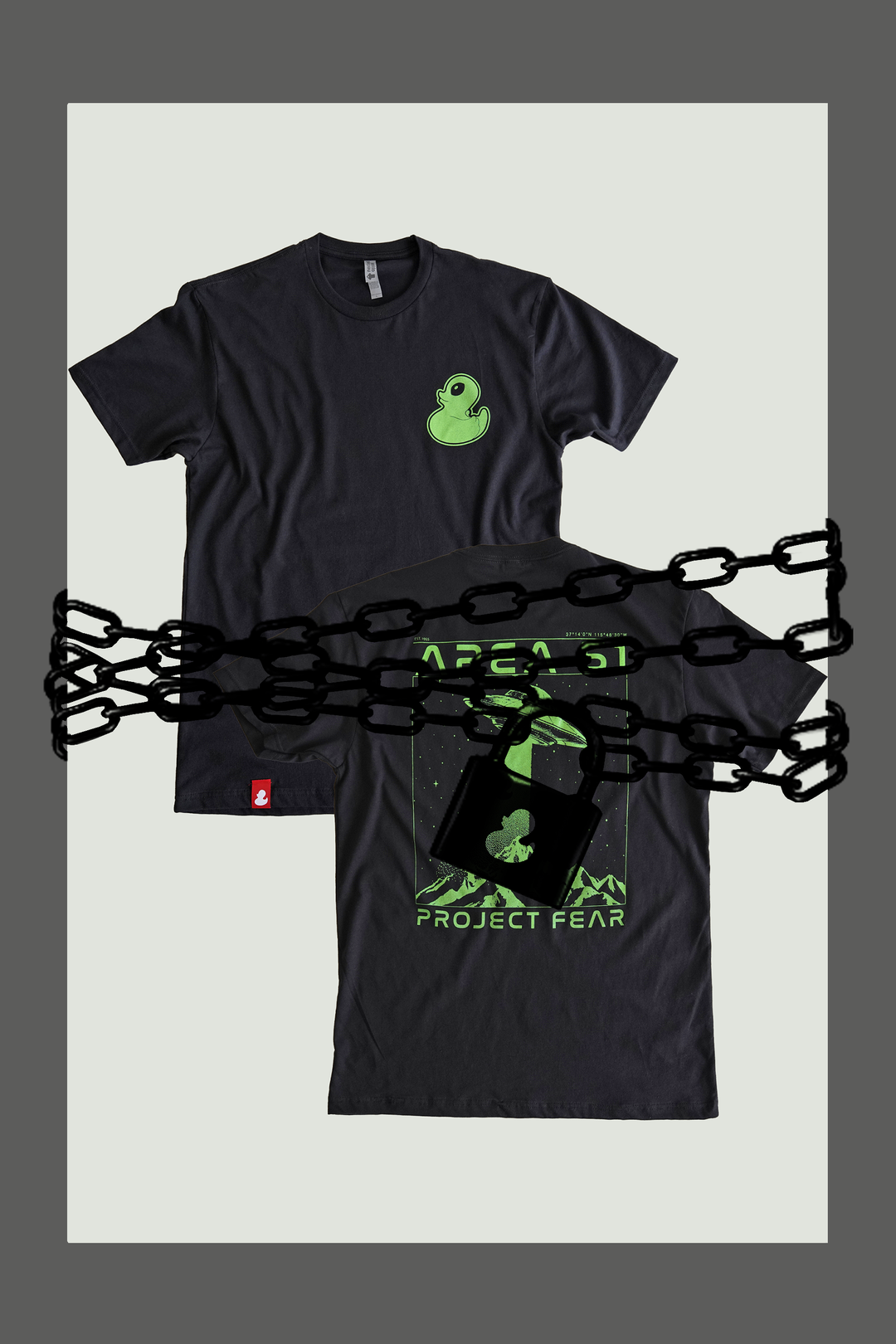 AbDUCKted - T-SHIRT - BLACK
