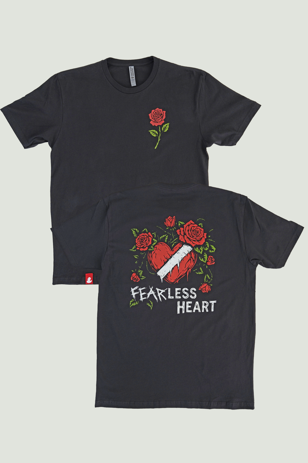 FEARLESS HEART - T-SHIRT - BLACK