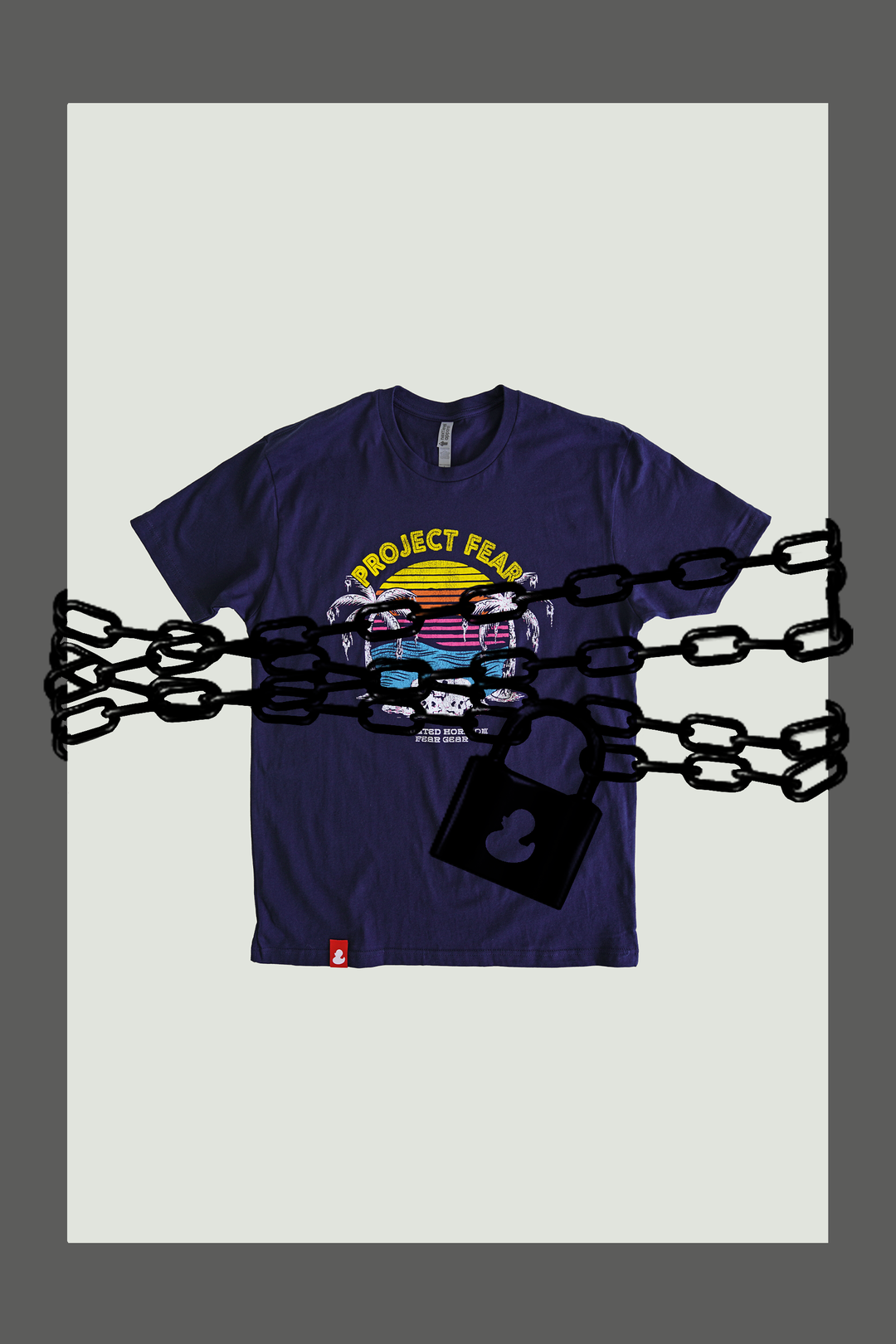 HAUNTED HORIZON - T-SHIRT - NAVY