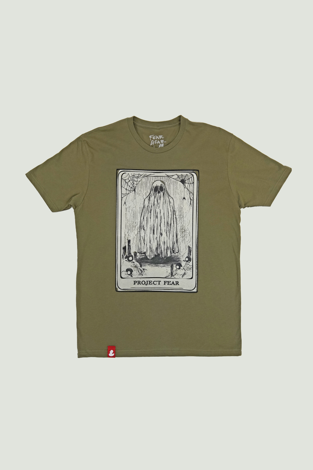 THE FEAR CARD - T-SHIRT - MILITARY GREEN
