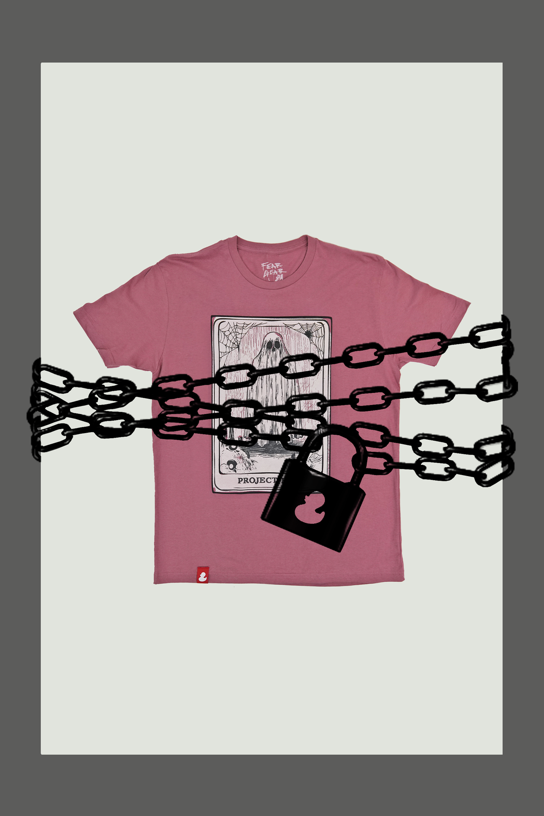 THE FEAR CARD - T-SHIRT - MAUVE