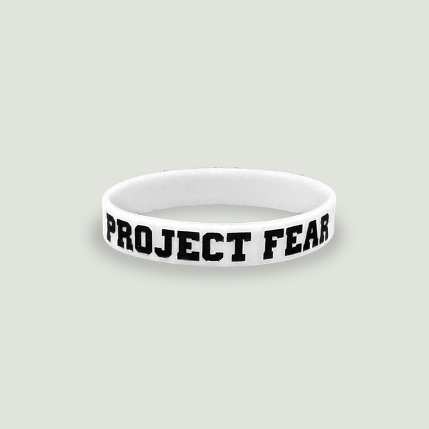 PROJECT FEAR WRISTBAND - WHITE