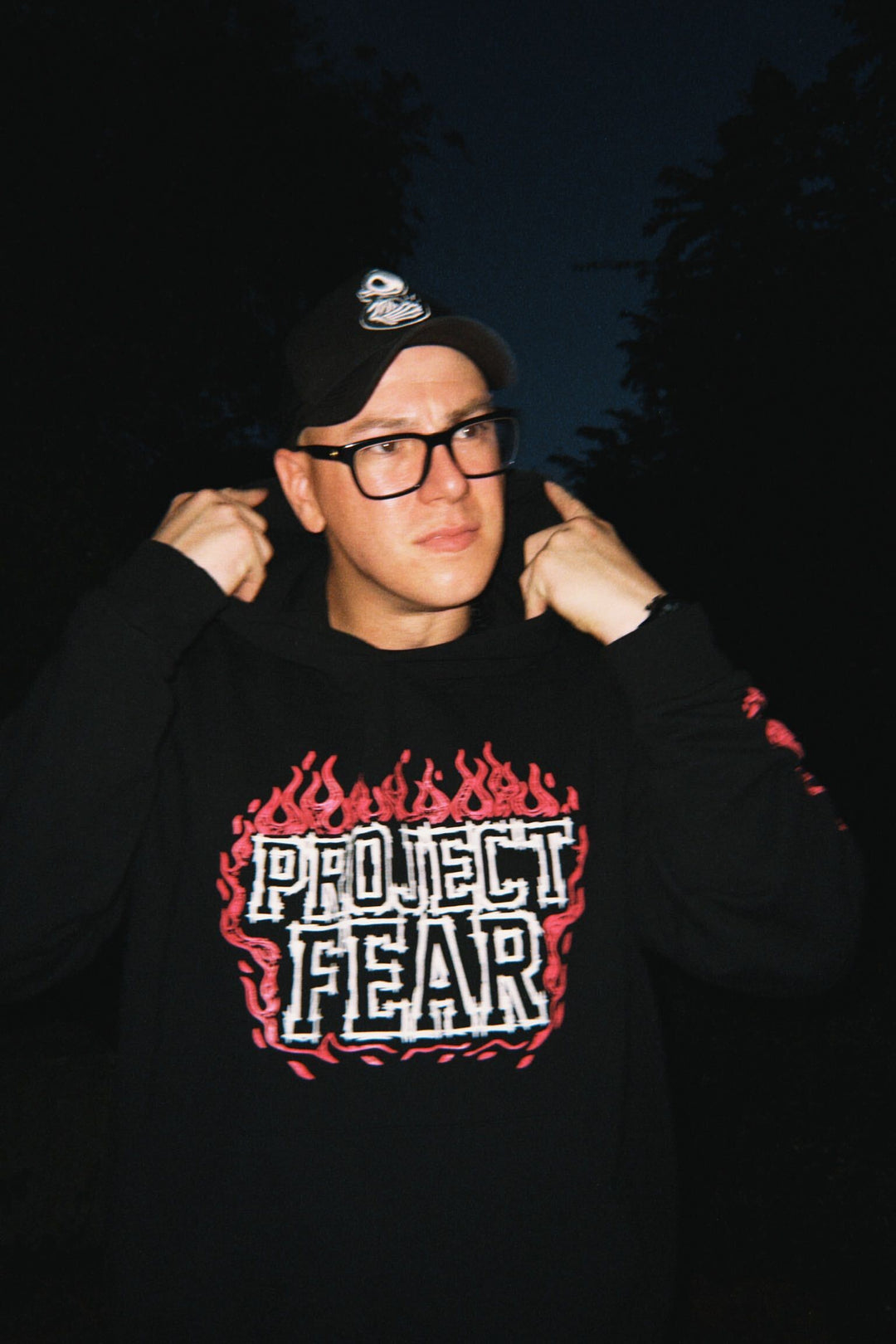 HOODIE - DUCKIE INFERNO - BLACK