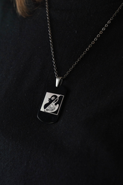 X-RAY NECKLACE - BLACK